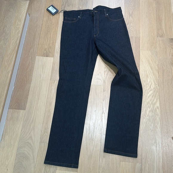 Ermenegildo Zegna 5 pocket dark wash jeans 34R (36x34) NWT - Picture 4 of 12